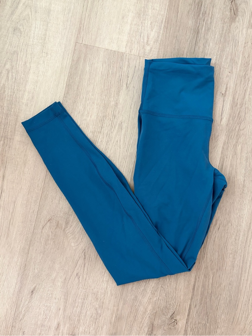 Lululemon Wunder Train Blue Leggings Size 6